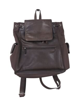 Fossil Vintage Brown Drawstring Backpack
